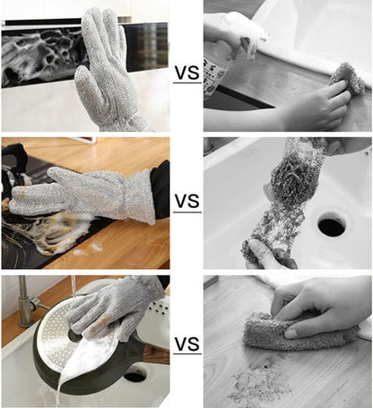 Wire Dishwashing Gloves(Pack of 2)